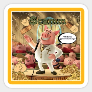 Scamm - The Prosperity Pig from Joy Story Sticker